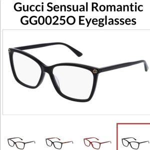 Gucci prescription eye glasses